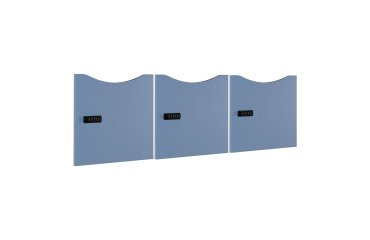 Juego de 3 puertas Lockers - colores tendencia