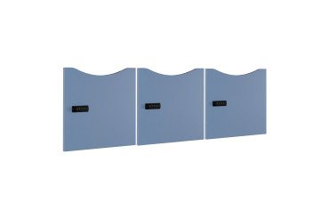 Set of 3 lacquered color lockers doors - Code lock