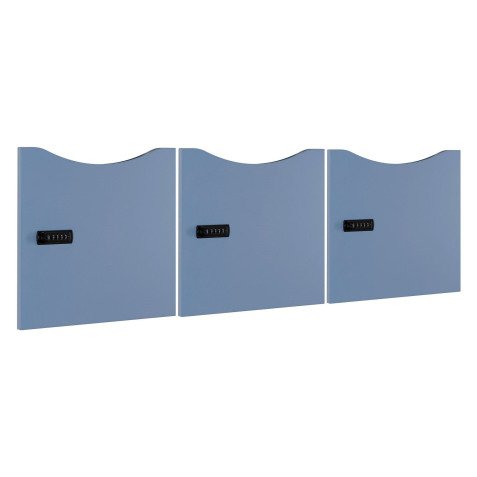 Lot de 3 portes Lockers laquées