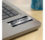 Etichette adesive Avery resistenti in poliestere argento 45,7x21,2mm, 48 etichette per foglio, adesivo permanente, laser, 20 fogli