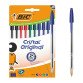 Penne a sfera BIC Cristal Original punta 1mm colori assortiti 10 pezzi