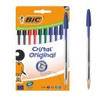 Penne a sfera BIC Cristal Original punta 1mm colori assortiti 10 pezzi