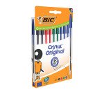 Penne a sfera BIC Cristal Original punta 1mm colori assortiti 10 pezzi