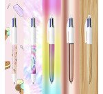 Penna a sfera a scatto BIC 4 Colori Collector Box assortita, 1mm, 15 pezzi