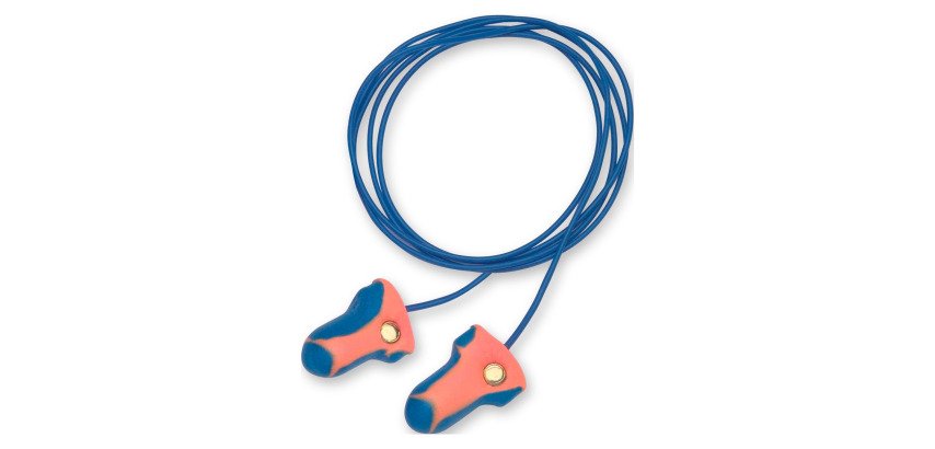 Inserti auricolari con cordino PIP Laser Trak, 35 dB, 100 paia