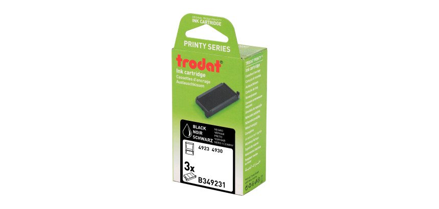 Cassette d'encrage noire Printy 6/4750 - Lot de 3