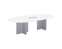 Tavolo da riunioni modulare con estensione Excellens L 260 X P 120 cm gamba a croce
