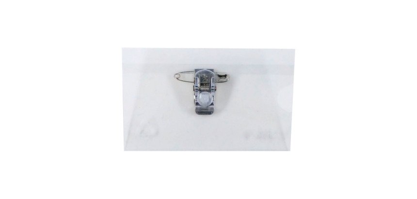 Identificador con Pinza e Imperdible Avery. Paq.50