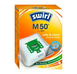 Sac d'aspirateur M 50, avec filtre MicroporPlus - Lot de 4
