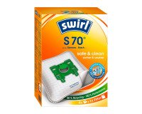 Sac d'aspirateur S 70, avec filtre MicroporPlus - Lot de 4