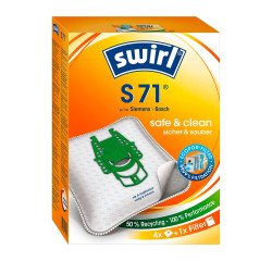 Sac d'aspirateur S 71, avec filtre MicroporPlus - Lot de 4