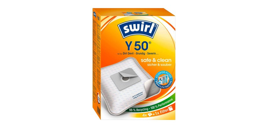 Sac aspirateur Y 50, avec filtre MicroporPlus - Lot de 4