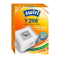 Sac d'aspirateur Y 298, avec filtre MicroporPlus - Lot de 4