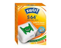 Sac d'aspirateur S 64, avec filtre MicroporPlus - Lot de 4