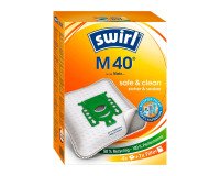 Sac d'aspirateur M 40, avec filtre EcoPor - Lot de 4