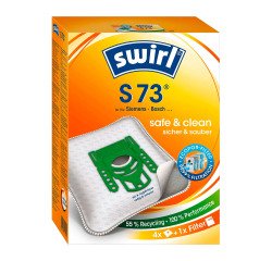 Sac d'aspirateur S 73, avec filtre MicroporPlus - Lot de 4