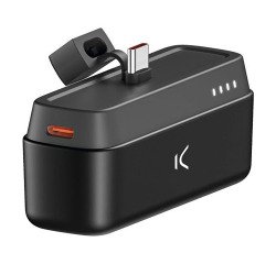 Powerbank 4800 mAh USB-C con soporte Ksix