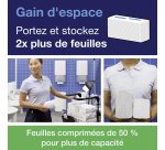 Essuie-mains pliage enchevêtré Tork H5 PeakServe® Continus™ blancs Universal - colis de 4920