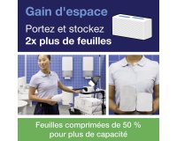 Essuie-mains enchevêtrés Tork PeakServe® Continus™ blancs Universal H5