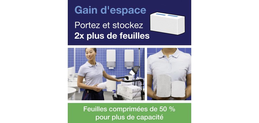 Tork PeakServe® Continuous™ White Universal H5 Interfold Hand Towels