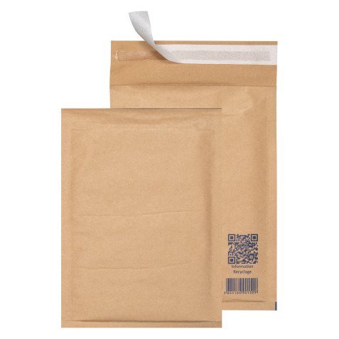 Pochette matelassée bulles d'air Jovimail Easy kraft brun - carton de 100