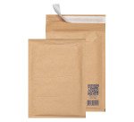 Sobres de burbujas acolchadas 150 x 210 Jovimail Easy de papel kraft marrón - caja de 100