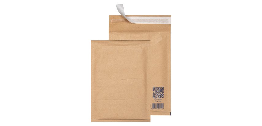 Pochette matelassée bulles d'air Jovimail Easy kraft brun - carton de 100