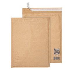 Pochette matelassée bulles d'air Jovimail Easy kraft brun - carton de 100
