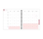 Agenda semainier de bureau Lady 18S Dodo & Cath "La tête" - année 2026 - 15 x 17 cm