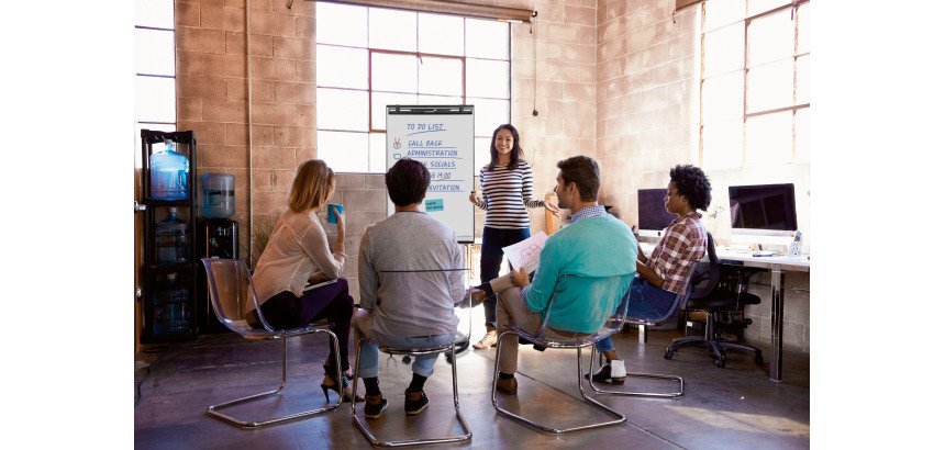 Paperboard - Economy Triangle mobile conference easel