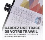 Porte-copie chevalet avec guide ligne noir