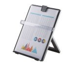 Porte-copie chevalet avec guide ligne noir