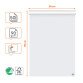 Bloc paperboard 50 feuilles blanches premium unies/quadrillées Nobo 60 x 85 cm