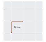 Bloc paperboard 50 feuilles blanches premium unies/quadrillées Nobo 60 x 85 cm