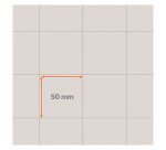 Bloc paperboard 50 feuilles blanches recyclées premium unies/quadrillées Nobo 58 x 81 cm