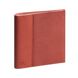 Agenda duo kaa eurotime 18s - année 2025 - 15 x 17cm terracotta