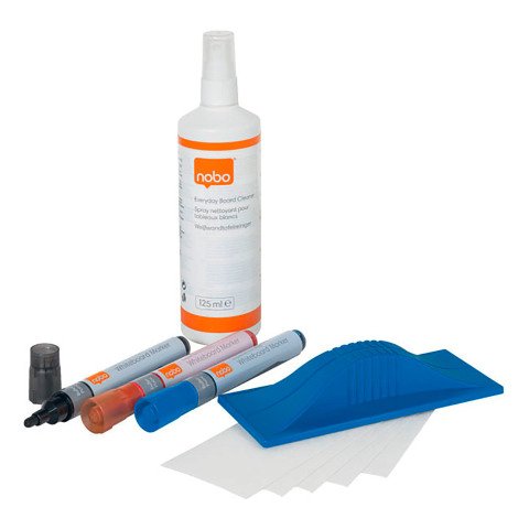 Kit de inicio para pizarras blancas borrables en seco - Nobo
