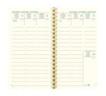 Agenda SAD 16S Méline 9 x 16 cm Semainier - Septembre 2025 à Décembre 2026 - Cappuccino