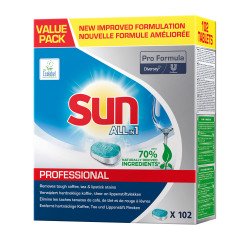 Sun All-in-1 vaatwastabletten - doos van 102 stuks