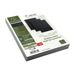 Cubiertas para encuadernar A4 270 g simil cuero de Exacompta paquete de 100
