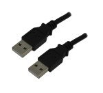 MCL USB 2.0 A/A câble USB USB A noir 2 m