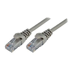 MCL Câble de réseau Ethernet RJ45 Cat6 gris 3 m