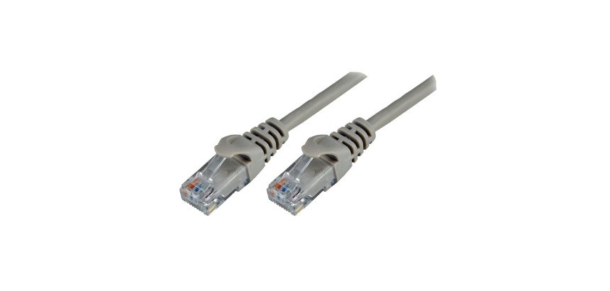 MCL Câble de réseau Ethernet RJ45 Cat6 gris 3 m