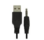 MCL HP-USB2/4 Haut-parleur 2-voies noir avec fil 4 W