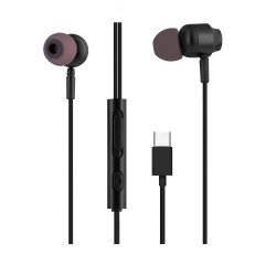 Auriculares con cable C-BUDS TnB tipo C negros