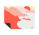 Pack de alfombrilla y ratón inalámbrico TnB ATARDECER COSTA