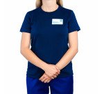 Badge laser Avery adhésif blanc cadre bleu 50 x 80 mm - Boîte de 200