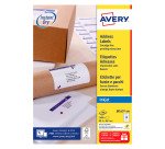Etiquettes adresses jet d'encre 99,1 x 38,1 mm Avery J8163-100 - Boîte de 1400