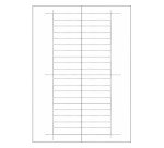 Double pochette intercalaire A4+ polypropylène coloré Avery 6 onglets multicolores - 1 jeu