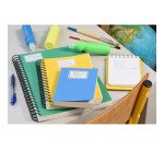 Etiquette adhésive scolaire 36 x 56 mm Scol1 Avery - Blanc lignes bleues - Pochette de 20